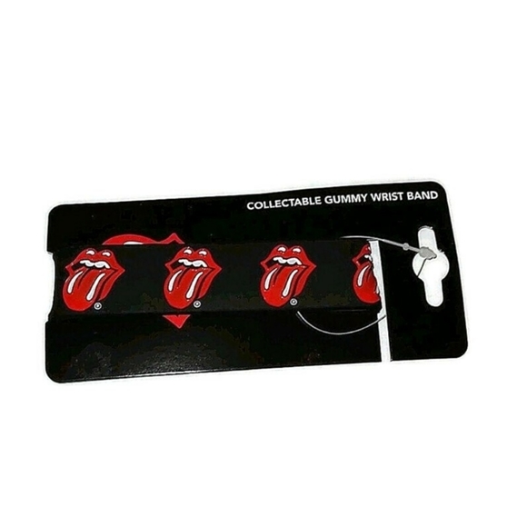 The Rolling Stones Gummy Wrist Band Bracelet - Picture 1 of 5